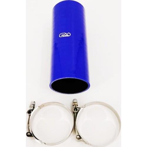 8"(203MM) Length 4-Ply 5mm Thickness Silicone Straight Coupler Hose with T-clamp