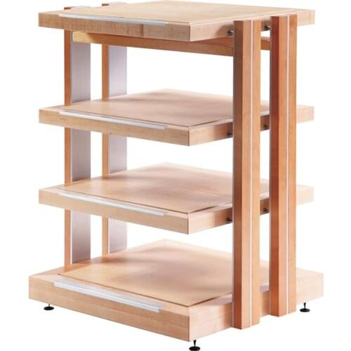 Solid Birch wood Three layers audio cabinet equipment rack CD amplifier shelf