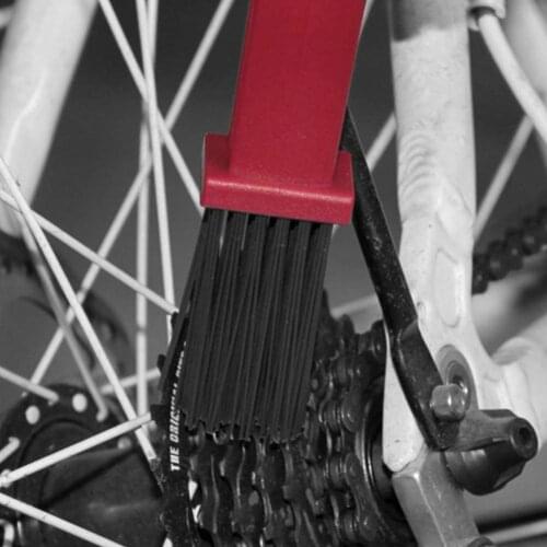 Bicycle Scrubber Brush Cleaning Tool Chain Cleaner Chain Portable Waterproof Cycling Elements for Motorcycle Bike