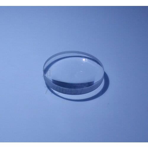 2PCS 25mm K9 Optical Glass LED Focal length 62.89mm Plano Convex Glass Lens