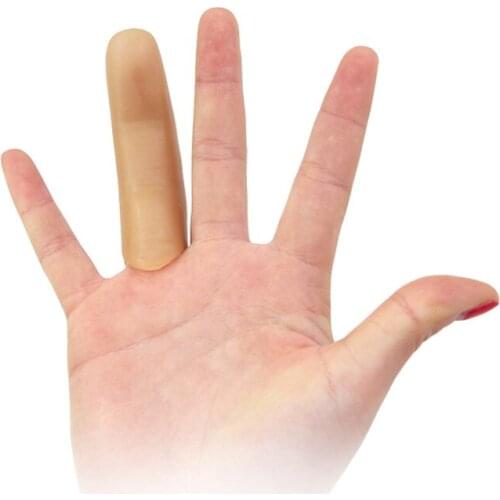 3pcs/lot Fake Finger Sixth Middle Finger Appearing And Vanishing Magic Tricks Illusion Magician Prop Juegos De Magia Kids Toy