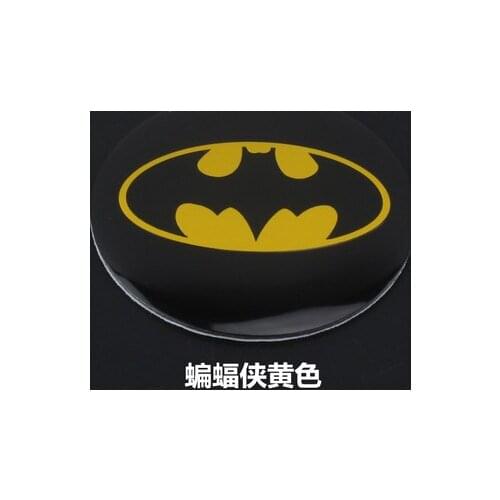 4pcs 56mm bat Auto Car Wheel Center Hub Cap Badge Emblem Decal Sticker