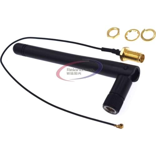 2.4G Wireless SMA Antenna Extension Cable 3DBI Gain Antenna for ESP8266 ESP-02/ESP-05/ESP-07 NRF24L01+ PA CC2500 Module