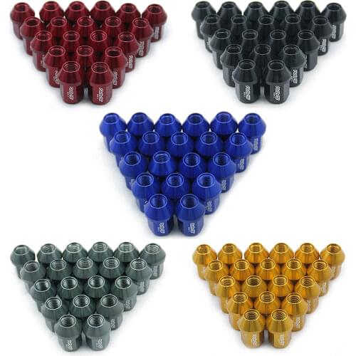 Car Accessories Wheel Nuts Six-Sided Aluminum Center Hub Screw M12*1.5 For Honda Toyota Mitsubishi Racing Performance