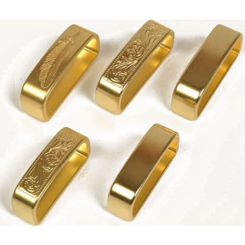 Free shiping Solid brass Belt loop for Mens belt Brass Belt Buckle Loop/Keeper DIY Leather Craft Hardware Metal Accessories