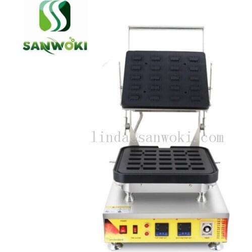 110V 220v Electric Non-stick rectangle shaped Egg Tart Machine waffle bowl roaster Tartlet maker Machine 20pcs/mold