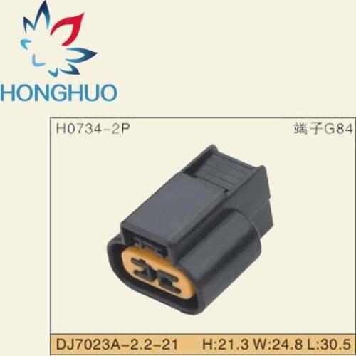 DJ7023A-2.2-21 2 Pin Car Electrical Auto Connector Female Lamp 1G/2G/EVO Knock Sensor Plug
