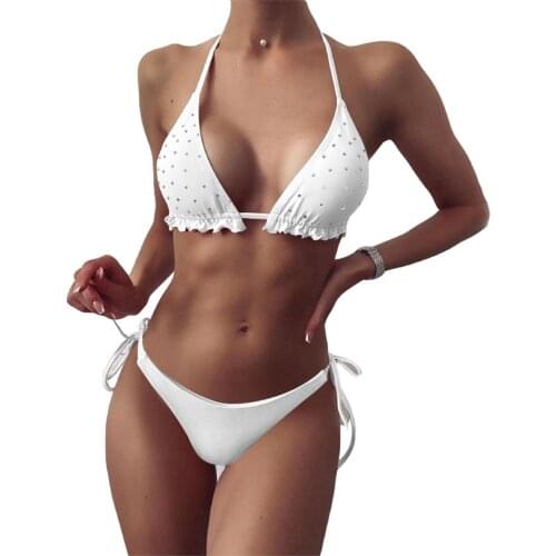 Foohoostore Swimwear With Rhinestones