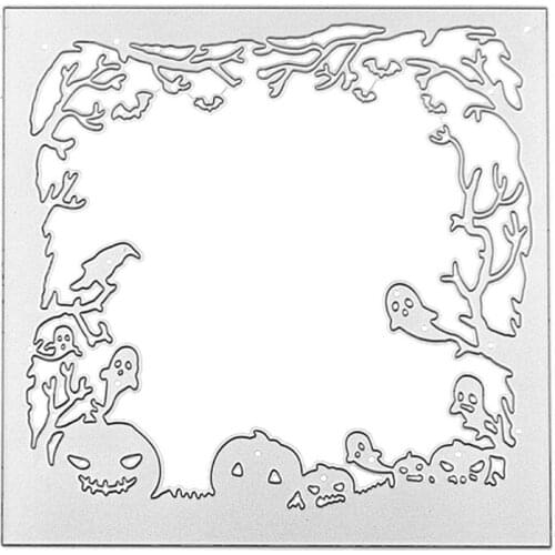 Halloween Metal Cutting Dies Stencil Scrapbooking DIY Album Stamp Paper Card Embossing Decor Craft