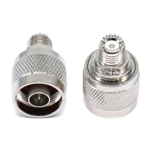 Mini UHF Female To N Male Coaxial RF Adapter Connectors