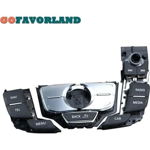 1 Set MMI Cenrer Console control Navigation Media Radio Menu Button Switch 4G1919612 For Audi A6 C7 A7 2012-2018