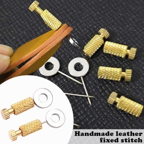 Leather Suture Positioning Needle Handmade Leather Craft Convenience Positioning Needles Fixing For Sewing DIY can CSV