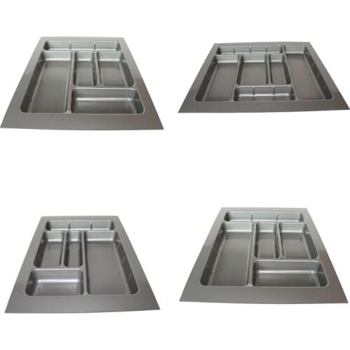 ABS Kitchen Drawer Organizer Tray Plastic Drawer Compartment Divider Tray Cabinet Chopsticks Spoon Cutlery Storage Box