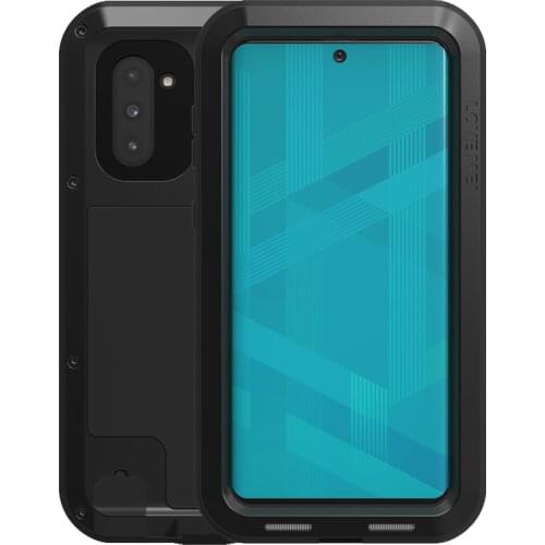 LOVEMEI Luxury Dirt-resistant Anti-knock Metal Aluminum Cases for Sumsang Galaxy Note 10 6.3" Outdoor Heavy Duty Protection Case