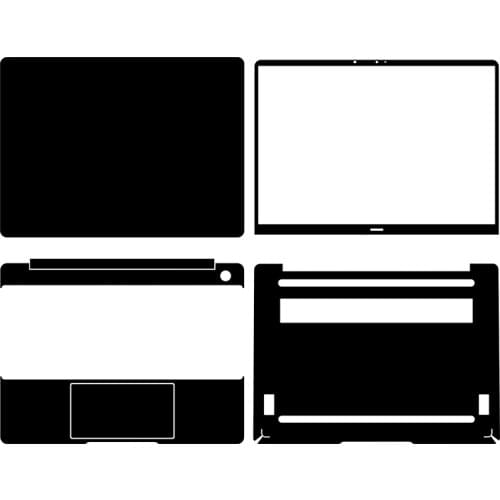 KH Carbon fiber Laptop Sticker Skin Decals Cover Protector Guard for Huawei Matebook 13 2021 release