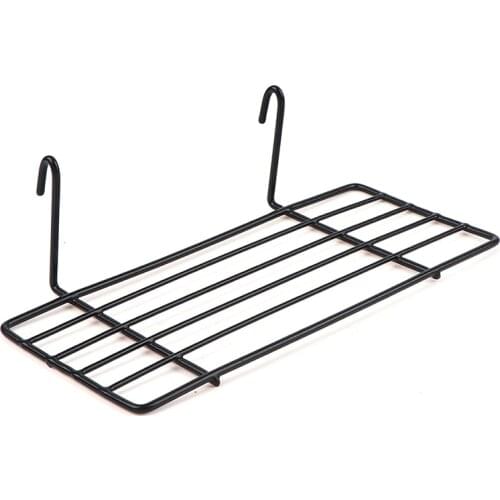 New Wall Decoration Iron Frame Hanging Rack Wall Display Storage Box Multifunction Mesh Wire Metal Wall Shelf