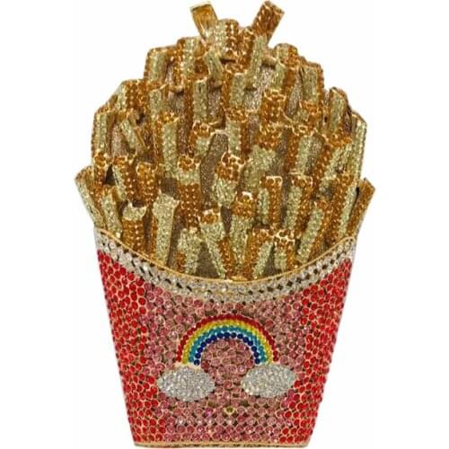 New Italian ladies crystal clutch with diamonds Ladies luxury ladies handbags designer elegant handbags with diamonds