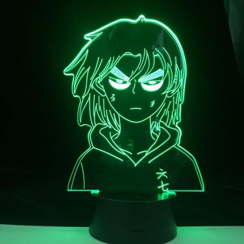 Scissor Seven Nightlight Fans Bedroom Decoration Holiday Birthday Gifts 3d Led 7 Colors Change Best Home Anime Decor Lights