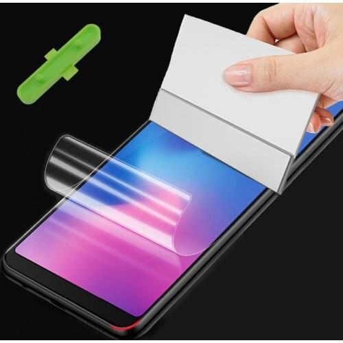 2PCS Front & Back TPU film For Samsung A7 A8 Plus A9 Star Lite 2018 Soft Full Coverage Hydrogel Screen Protector + Install Kits