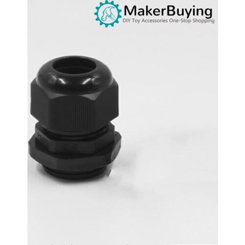 10pcs IP68 PG7 for 3-6.5mm PG9 PG11 Wire Cable CE WhiteWaterproof Nylon Plastic Cable Gland Connector