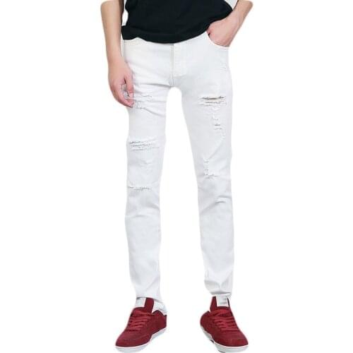 REASARD Men's Biker Jeans