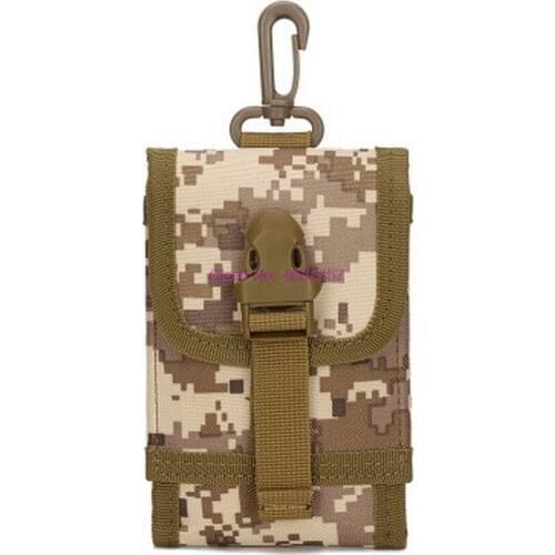 By dhl 50pcs Tactical Phone Bag Army Green Waist Bags Men Military Molle Backpack Hanging Pouch Waterproof Hunting Belt Bags