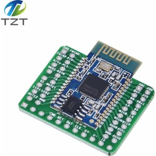 TZT Bluetooth Stereo Audio Module Transmission BK8000L AT Commands SPP Bluetooth Speaker Amplifier DIY