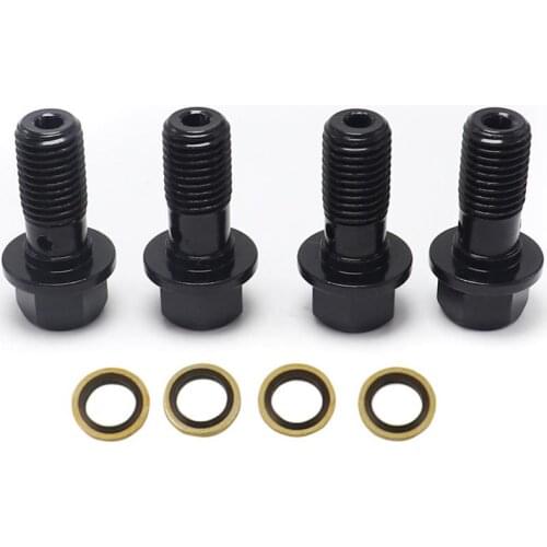Universal M10 Banjo screws for Motorcycle Brake tubing and brake caliper Colorful Motorcycle Oil Nozzle screws Oil screws