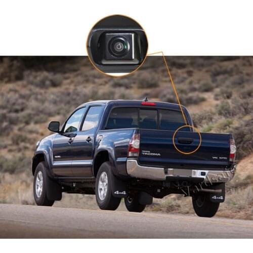 Vardsafe VS457 | Tailgate Handle Rear View Reversing Backup Camera for Toyota Tacoma (2005-2014)