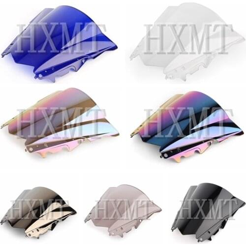For Yamaha YZF R25 R3 2013 2014 2015 2016 2017 2018 Black Motorcycle screen Windshield WindScreen Double Bubble R 25 3