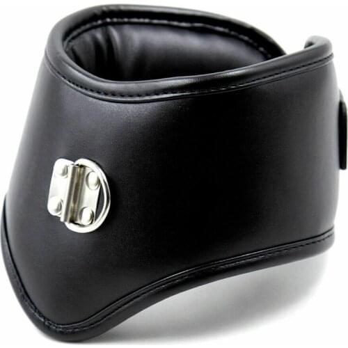 High Quality Soft sponge PU Leather neck Collar Neckcollar restraints chastity bdsm toys