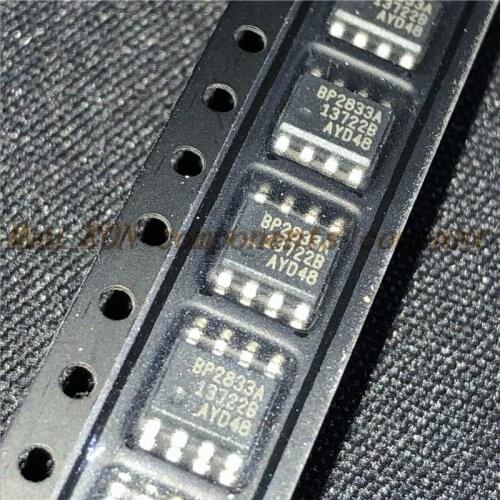 10PCS/LOT BP2833A SOP-8 BP2833 SOP8 non-isolated step-down constant current LED driver chip New original In Stock