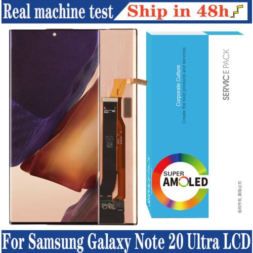 100% Original 6.9'' Display for Samsung Galaxy Note 20 Ultra N985F SM-N985F LCD Touch Screen Digitizer Repair Parts