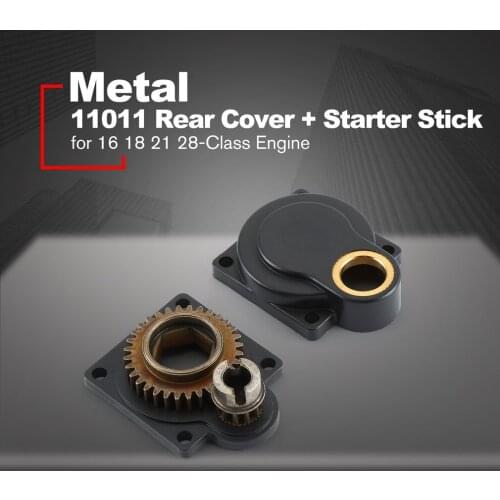 11011 Rear Cover + Starter Stick for HSP 1:10 Remote Control Oil Car RC car Starter Rear Cover for 16 18 21 28-Class Engine