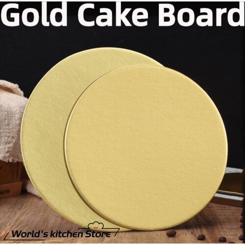 18/3pcs Round Cake Boards Set Cakeboard Base Disposable Paper Cupcake Dessert Tray 6 inches, 8 inches, and 10 inches 6 of Each
