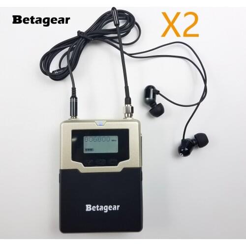 Leicozic 2PCS Receiver For Bodypack Monitor In Ear Monitor Wireless System Stage Monitoring System EW300IEMG3/SR2050IEM/9400IEM