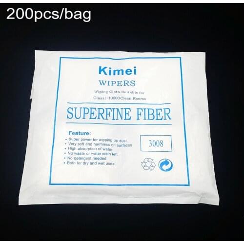 200pcs/bag 90 x 90MM Cleanroom Wipers Cleaning Cloth Wipes Paper Stencil Wping Paper 10bags/lot