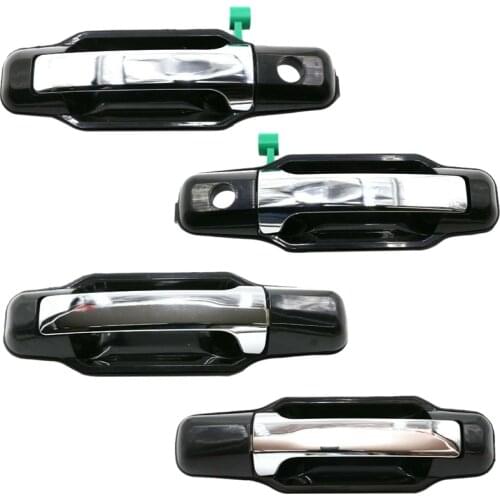 4Pcs Exterior Door Handle for Kia Sorento 2003-2009 826503E021 826603E021 836503E01 Front Left/Right Silver