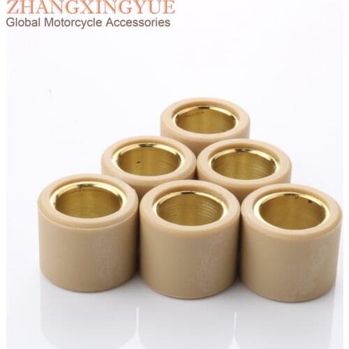 6pc high quality Variator Roller Weights 13gram 21x17mm for Gilera Runner VX/VXR 200 Oregon Nexus 250 300