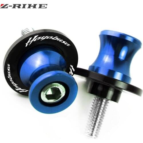 Motorcycle Accessories For Suzuki HAYABUSA/GSXR1300 1999-2018 13 14 15 16 17 CNC Aluminum M8 Swingarm Spools Slider Stand Screw