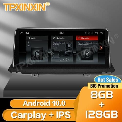 Carplay Car Radio Stereo Receiver Android For BMW X5 E70 F15 F85 X6 E71 F16 F86 2013 2014 2015+ GPS Player Auto Audio Head Unit