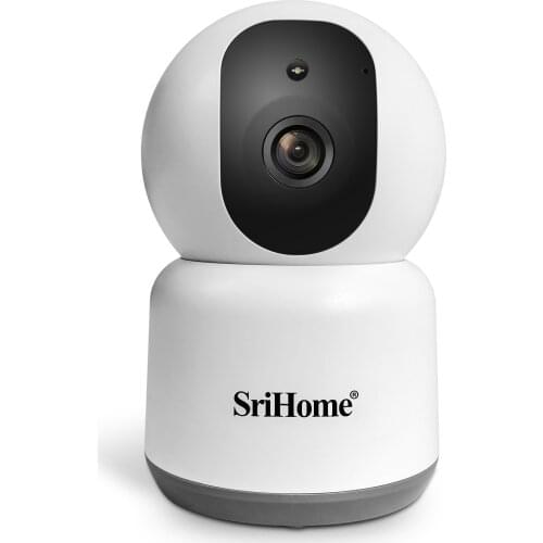 Srihome SH038 4MP 1440P Wireless PTZ 5G IP Camera AI Humanoid Motion Detection Baby Monitor