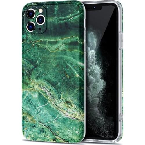 For iPhone 11 Pro Max/iPhone 11 Pro Marble Case, Slim Thin Glossy Soft TPU Rubber Gel Phone Case Cover for iPhone X XR XS MAX 8