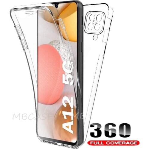 360 Full Cover For Samsung A02S A12 A42 A32 A52 A72 PC+TPU Front + Back Case Galaxy S21 Plus S20 FE A21S A11 A01 A31 A41 A51 A71