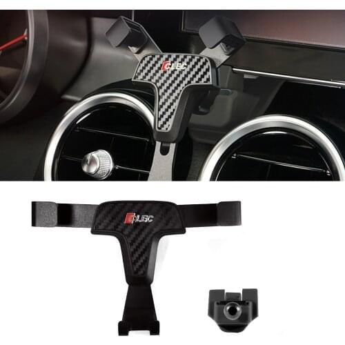 For Mercedes-Benz GLC X253 C253 C-Class W205 2019 2020 Auto Smart Cell Hand Phone Holder Air Vent Cradle Mount Stand Accessory