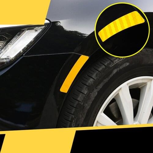 For volkswagen Passat B8 2016-2019 Anti Collision Warning Signs Reflective Tapes Driving Safety Car body Reflective sticker