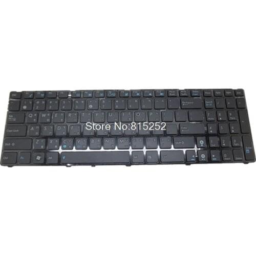 Laptop Keyboard For ASUS K52 UL50 K52DE K52DR K52DY UL50AG UL50AT Black With Black Frame TR Turkey/TW Taiwan/NE Nordic/CZ CZECH