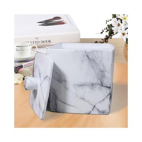 Resin Toothpick Holder Cotton storage box With Lid Toothpick box Covered Toothpick Cans Creative Toothpicks Seat Home Hotel Deco