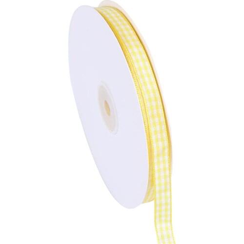 1cm 50yard Double-Sided Decoration Ribbon Floral Packaging Ribbon Gift Packaging Silk Ribbons