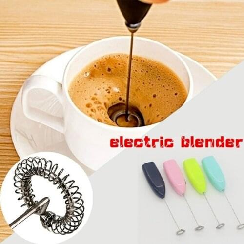 Mini Electric Coffee Blender Handheld Eggbeater Bubble Drink Stir Bar Creative Whisk Electric Coffee Mixer Food Sauce Milk Whisk